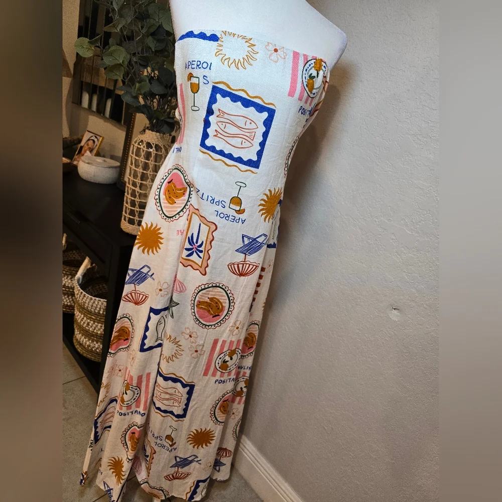 Paper Heart Australia Colorful Graphic Print Maxi Dress - Picture 8 of 9